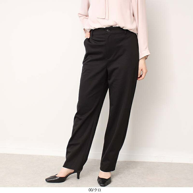 【セール L〜5L】 ストレッチ パンツ 大きいサイズ レディース ロングパンツ セットアップ可能 秋 冬 伸びる 仕事【mint breeze フルール バイ ミントブリーズ】 婦人服 ファッション 30代 40代 50代 60代 ミセス 【返品交換不可】送料無料 hot-air-10023302 Hot-air 大きいサイズ レディース サンプル画像2