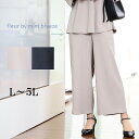 L/LL/3L/4L/5L ゆったり ぽっちゃり 体型カバー ナチュラル服 大人 女性 きれいめ カジュアル オフィス