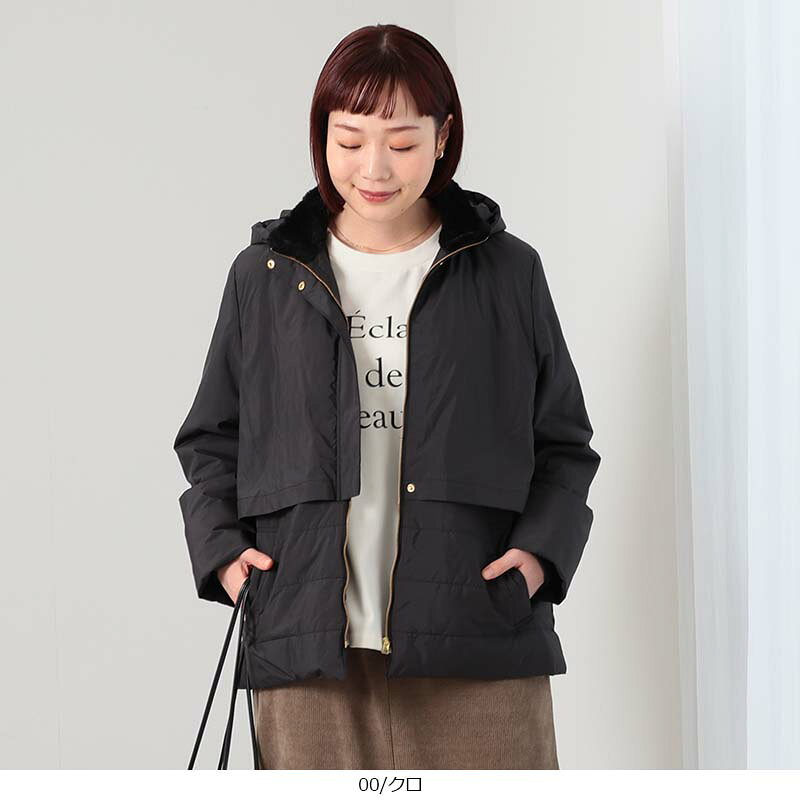 【セール MB ミントブリーズL〜6L】ダウンジャケットコート 大きいサイズ レディース 冬 きれいめ あったか 軽い アウター 防寒 コート エムビー MB mintbreeze セール 婦人服 ファッション 30代 40代 50代 60代 ミセス 送料無料【返品交換不可】 hot-air-10024058 Hot-air 大きいサイズ レディース サンプル画像2