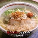 【九州人気名店シリーズ】鹿児島 塩ラーメン麺's らぱしゃ（4食セット）★お得なご家庭用エコパック【メール便発送】鹿児島ラーメンチャンピオンシップ優勝らーめん!〇らぱしゃ塩ラーメン4食セット