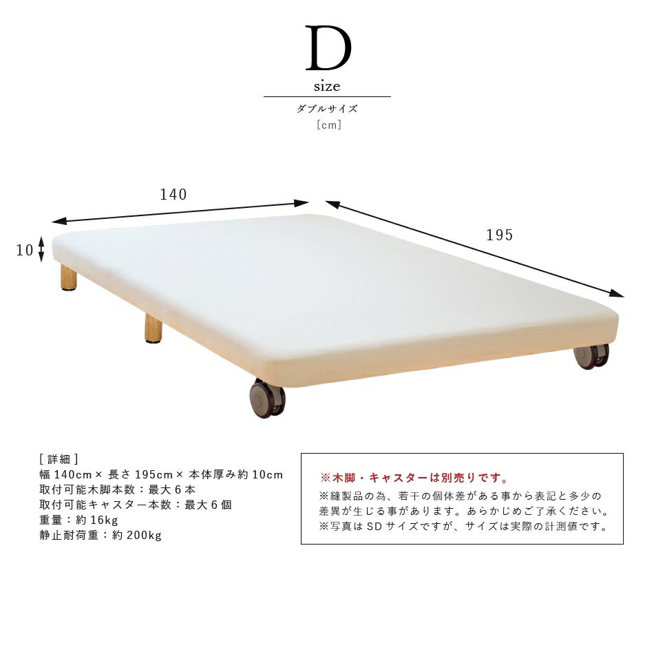 【閉店セール25%OFF】ベッドフレーム キャ...の紹介画像2