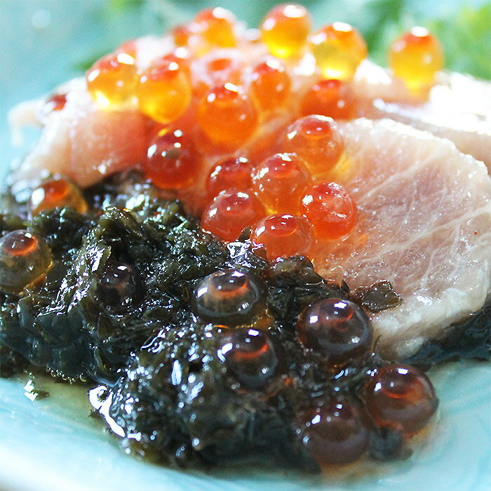 下北漬け（鮪/まぐろ）380g前後 大間産天然つるあらめ昆布醤油漬けと豪華海産！ご...