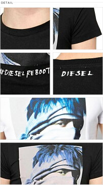 ディーゼル DIESEL Tシャツ メンズ 半袖 Tee 00SCU2 0W91B REBOOT-T-REBEL リブート DS41287SL メール便送料無料