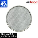エアフード オイルフィルター 卓上レンジフード AirHood Spare Oil Filter ポータブルレンジフード オイルフィルター単品 オプションパーツ...