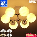 【特典付】シーリングライト BRID TINY GLASS CEILING LIGHT 6 タイニー ガラス シーリングライト 6灯 おしゃれ 天井照明 LED電球対応 LED照明 照明器具 ガラスシェード ボールシェード コンパクト インテリア モダン ナチュラル シンプル ブリッド 003366【ポイント10倍】