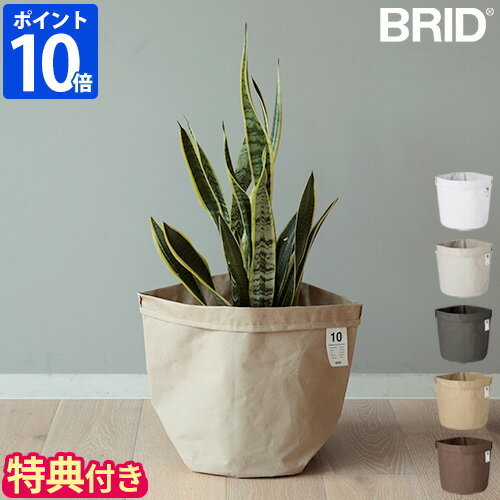 【特典付】鉢カバー BRID オリカ プランターカバー 10号 布 鉢植えカバー おしゃれ 植物 観葉植物 布製 ファブリック 高さ調節 10号プランター 10号鉢 直径31cmまで対応 シンプル インテリア コードストッパー付 グリーン 花 室内 ギフト プレゼント 003387【ポイント10倍】