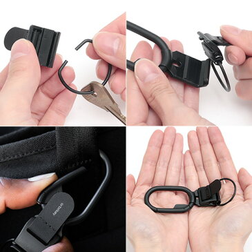 【店内最大45.5倍】\★ネコポス配送★ポイント2倍★/【Orbitkey Clip オービットキー クリップ v2】【カラビナ キーホルダー キーリング 鍵 カギ 収納 コンパクト 持ち運び スタイリッシュ おしゃれ スマート】