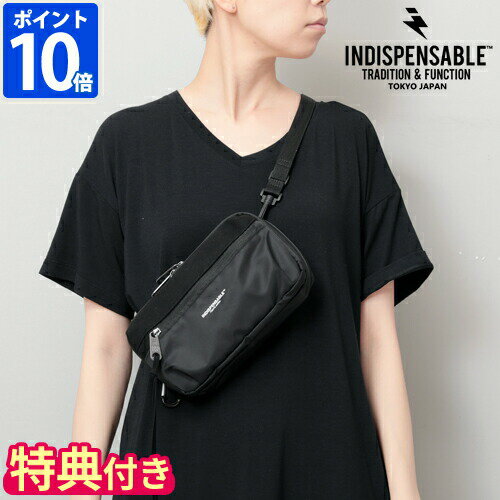 ＼★特典付き★ポイント10倍★／【INDISPENSABLE インディスペンサブル IDP MULTI POUCH WIZZ ECONYL MS 14837600】【ポーチ 財布 ショルダー 肩掛け バッグ 男女兼用 多収納 小物整理 サブバッグ】