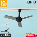 【特典付】シーリングファン BRID GENERAL ダクトレール ファン DCモーター ベーシック Φ40 DUCT RAIL FAN DC basic 小型 軽量 軽い サーキュレーター 換気 コンパクト シンプル おしゃれ リモ…