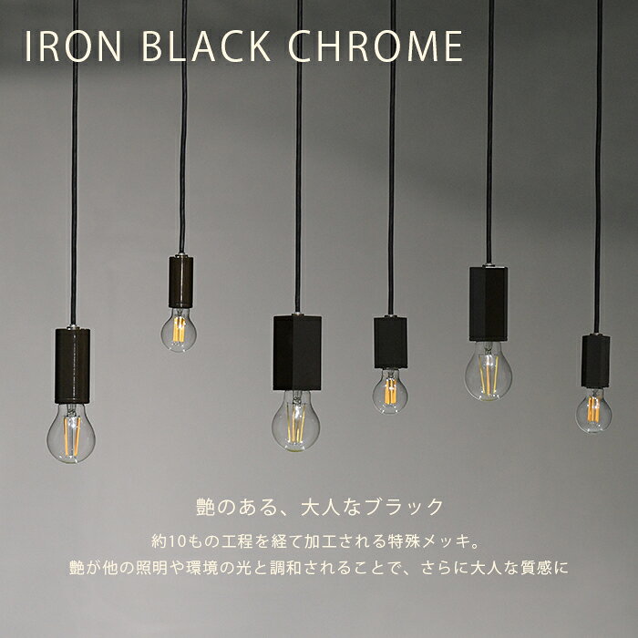 ペンダントライト【受注生産品】CTSH LIGHT CIRCLE アイアン ブラッククロム E17 ライト おしゃれ 照明 ライト ブラス 金属 金属照明 キッチン ダイニング CTSHLIGHT CTSH [2]