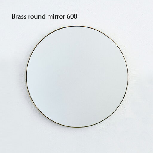 Brass round mirror 600 鏡 かがみ ミラー トイレ 洗面所 飾り 真鍮 シンプル インテリア デザイン おしゃれ Brass round mirror 600 鏡 かがみ ミラー トイレ 洗面所 飾り 真鍮 シンプル インテリア デザイン おしゃれ