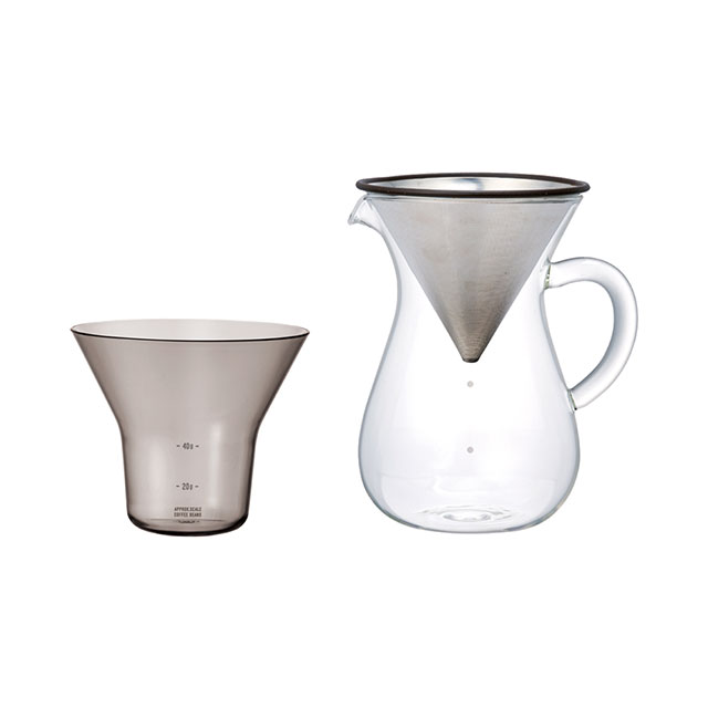 SLOWCOFFEESTYLEコーヒーカラフェセットステンレス300ml【COFFEEピッチャーハンドドリップステンレス珈琲紅茶SlowCoffeeStyleスローコーヒースタイルキントーKINTO】