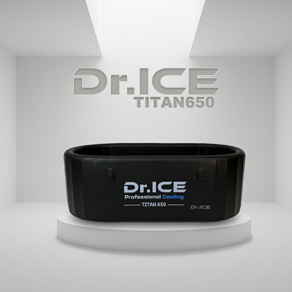 【Dr.ICE】チラー(冷却水循環装置)専用バスタブ TITAN650 ブラック 浴槽 サウナ 水風呂 業務用 自宅用 チラーバス アイスバス コールドプランジ