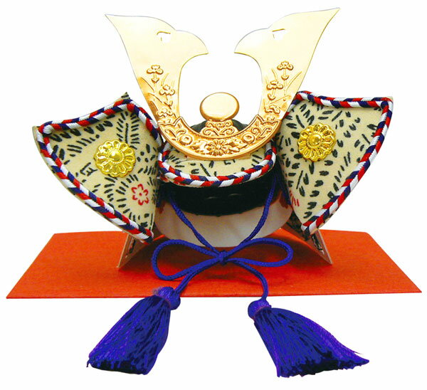 五月人形 鯉のぼり こいのぼり 兜飾り コンパクト おしゃれ ちりめん 室内 ' 【在庫限り】侍 兜 Pケース入り 龍虎堂(リュウコドウ)名前旗よりフォト名前札