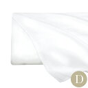 フラットシーツ ダブル 210×280cm 綿100% 400TCコットンサテン ベッドシーツマットレスシーツ 敷布団シーツ 洗える ホワイト 名入れ 刺繍可能...