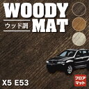 【4/1(月)24h限定 P5倍】BMW X5 (E53) フロアマット ◆ウッド調カーペット 木目 HOTFIELD光触媒抗菌加工 送料無料 マット 車 運転席 助手席 カーマット 車用品 カー用品 日本製 ホットフィールド フロア パーツ