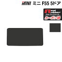 MINI ミニ F55 トランクマット ラゲッジマット ◆カーボンファイバー調 リアルラバー HOTFIELD 『送料無料 マット 車 運転席 助手席 カーマット カーペット カスタムパーツ 車用品 カー用品 日本製 ホットフィールド』