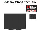 【5/9(木)20:00～ P5倍】MINI ミニ クロスオーバー PHEV ( S E ) トランクマット ラゲッジマット ◆カーボンファイバー調 リアルラバー HOTFIELD 『送料無料 マット 車 運転席 助手席 カーマット 車用品 カー用品 日本製 ホットフィールド』