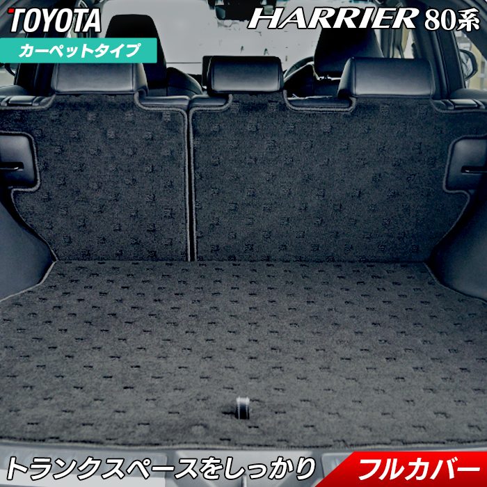 【5/18(土)限定！ P5倍】トヨタ 新型 ハリアー 80系 ラゲッジルームマット 送料無料 HOTFIELD 光触媒抗菌加工 フロア マット 車 カーマット 内装パーツ カー車マット パーツ