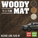 ボルボ XC60 UB系 UD系 フロアマット トランクマット ラゲッジマット ◆ウッド調カーペット 木目 HOTFIELD 光触媒抗菌加工 車 カーマット 内装 パーツ カー用品 車用品 アクセサリー 日本製