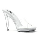 Ellie Shoes 421-VANITY Clear Mule fB[X NA ~[