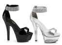 Ellie Shoes 609-HAVEN Rhinestones Ankle Cuff Sandal fB[X vbgtH[ CXg[ ANJt T_