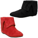 1031 by Ellie Shoes 015-QUINN Microfiber Boot (Black-Left Red-Right) ubNbh }CNt@Co[ V[gu[c/u[eB nEBRXv