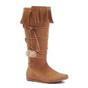 1031 by Ellie Shoes 103-DAKOTA Boot with fringe and poms fB[X tW|| j[nC u[c nEBRXv
