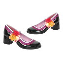 1031 by Ellie Shoes 175-ROSA Childrens Maryjane ガールズ フラワー メリージェーン パンプス ハロウィンコスプレ