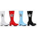 1031 by Ellie Shoes 175-STAR Childrens GoGo Boot With Star ガールズ スター ゴーゴーブーツ ハロウィンコスプレ