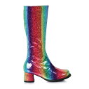 1031 by Ellie Shoes 175-SUMMER Childrens Rainbow Gogo ガールズ レインボー ゴーゴーブーツ ハロウィンコスプレ
