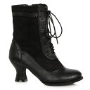 Ellie Shoes 253-KITTY Women’s Victorian Boot レディース ビクトリアン アンクル ブーツ ハロウィンコスプレ　ウィッチ