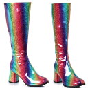 1031 by Ellie Shoes 300-SUMMER Knee High Rainbow Boots W/Zipper fB[X C{[ j[nC S[S[u[c nEBRXv