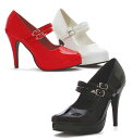 Ellie Shoes@421-JANE Women`s Double Strap Mary Jane fB[X _uXgbv [WF[ nEBRXv tbp[ i[X