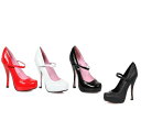 Ellie Shoes 423-BABYDOLL Women`s Mary Jane With 1"Concealed Platform レディース コンシールプラットフォーム メリージェーン ハロウィンコスプレ ロリータ