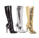 Ellie Shoes 511-TIN Sequins Knee Boot fB[X V[NC j[nC u[c nEBRXv