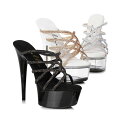 エリーシューズ Ellie Shoes 609-SELENA Rhinestone Mule Sandal レディース プラットフォーム ラインストーン ミュール サンダル