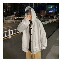 パーカー スウェット アウター メンズ ジップアップパーカー 韓国風 長袖 薄手 春 防風 トップス フード付き アウトドア おしゃれ