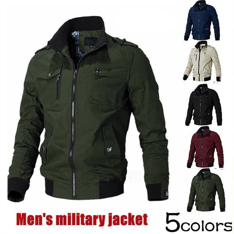 【スーパーSALE限定】バイクウェア ジャケット メンズ ミリタリージャケット ブルゾン 防風 ウィンドブレーカー マウンテンパーカー バイクジャケット 春秋 ...