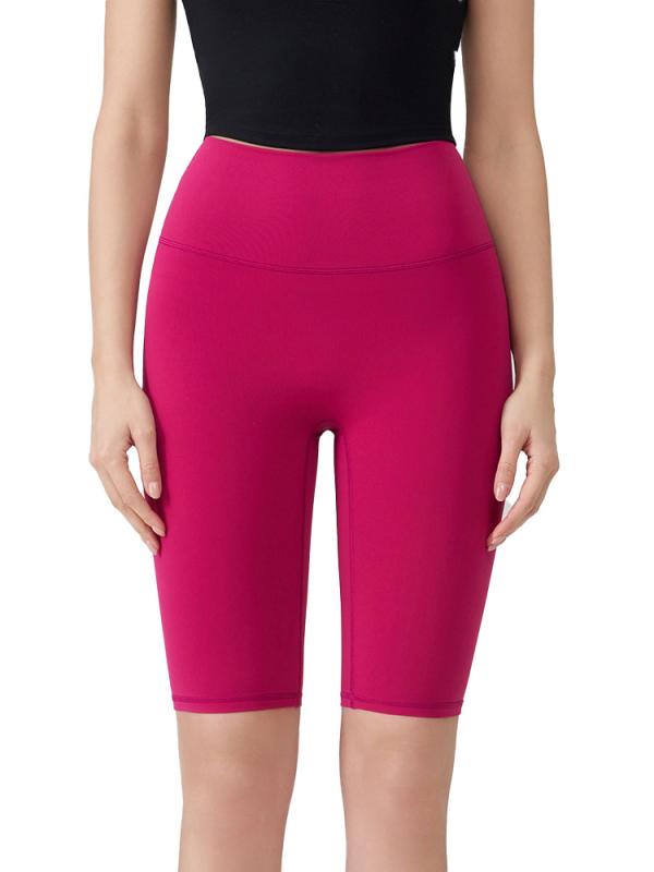 ヨガパンツ ハイウエスト ヒップアップ フィットネス パンツ ストレッチ ゆったり タイトフィット 素肌感覚 超強伸縮性 5分丈 アウトドア サイクリング 夏 ブラック グレー パープル ナイロン素材 大きいサイズ カジュアル レディース