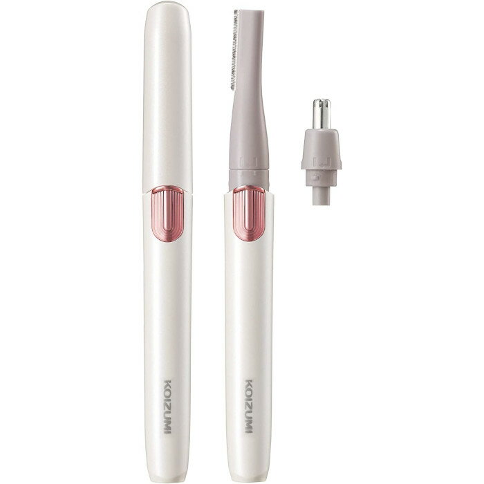 コイズミ フェイスシェーバー&ノーズケア USB充電式 ホワイト KLC-0855/W