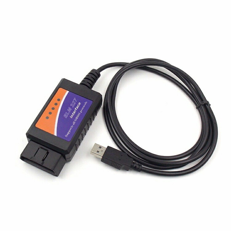 ELM327 OBD2 スキャンツール for Windowsパソコン USBインターフェース USBOBD