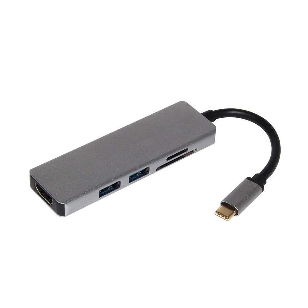 USB-TypeC to 2ݡȥϥ 4in1 HDMI USB3.0б ޥѴץ ®ǡ Ķ̾ ѥTYPEC2HUB2