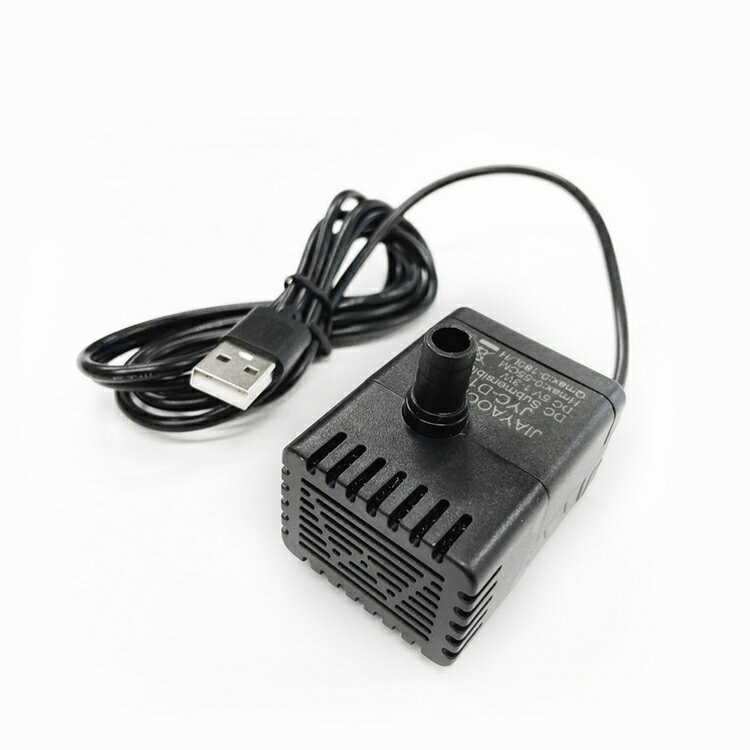 USB給電小型水中ポンプ ウォーターポンプ スポンジフィルター付き 低騒音設計 流量180L/h 最 ...