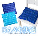 冷感ジェルクッションパッド 注水式チェアパッド 36cm×36cm 車載クッション 節電対策 冷蔵不要 MOT-WCPT3636(3)
