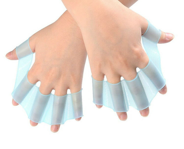 推進力アップ フィンガーパドル 左右セット スイムパドル キッズ スイミング 水かき 水泳 プール 海水浴 サーフィン 初心者にも サイズ選択可 KERSET0...