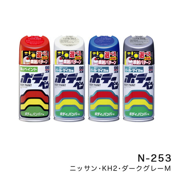 ソフト99 ボデーペン ニッサン KH2 ダークグレーM 塗料 ペイント 修理 /ソフト99 N-253/