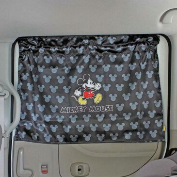 メール便可|ディズニー/Disney ミッキー おてがるカーテン カーテン 車用 UVカット 紫外線カット 1枚入り ナポレックス:WD-337