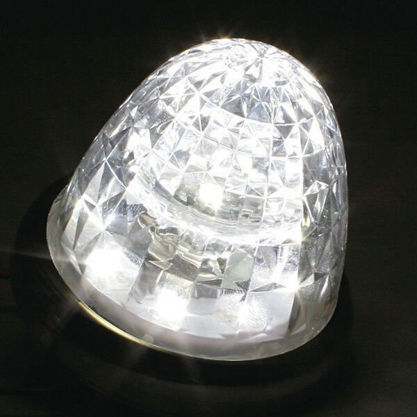 DC12V/DC24V LED9個 トラック 補修部品 マーカーランプ用LEDユニット 超流星マーカーユニット ホワイト CE-37 ヤック/YAC 3