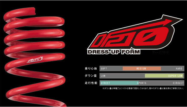 パッソ KGC10 2004年06月〜2010年02月 ダウンサス フロント リア前後セット SUSTEC DF210 KGC10DK タナベ